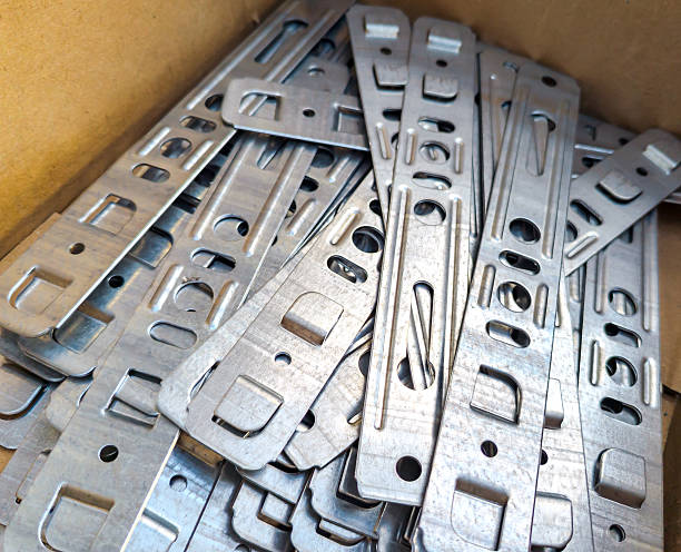 istock Mounting plates for fixing window frames in the window opening 2251743047