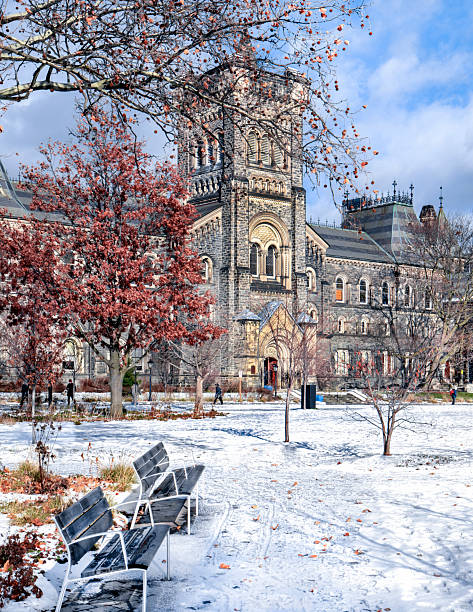 Toronto, Canada - August 29, 2023:  Hart House is a student activity centre at the University of Toronto. Established in 1919, it is one of the earliest North American student centres
