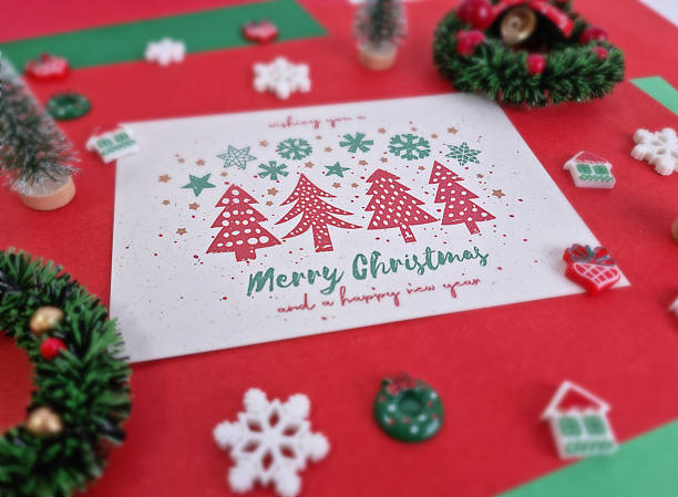 istock Merry Christmas Greeting Card defocused background 2251745552