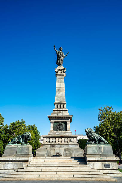 istock Monument of Liberty in Ruse under a clear blue sky 2251760074