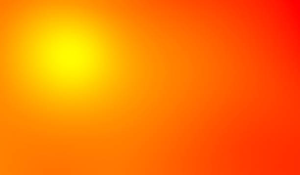 istock Gradient orange yellow aura defocused sandstorm sky blurred hot glowing sun abstract thanksgiving background with blank space 2251762934
