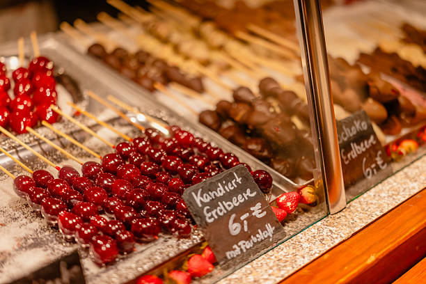 istock Sweet Chocolate Snacks at Christmas Market 2251767657