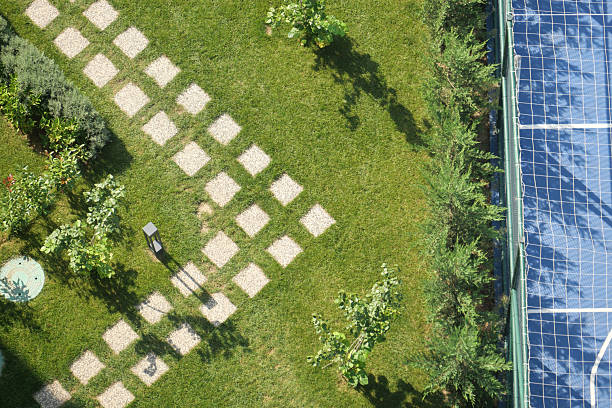 Square paving stones