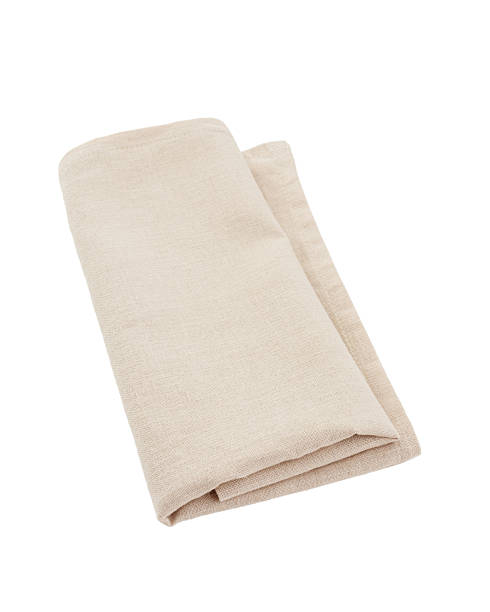 istock Gray linen napkin isolated on white background 2251771565