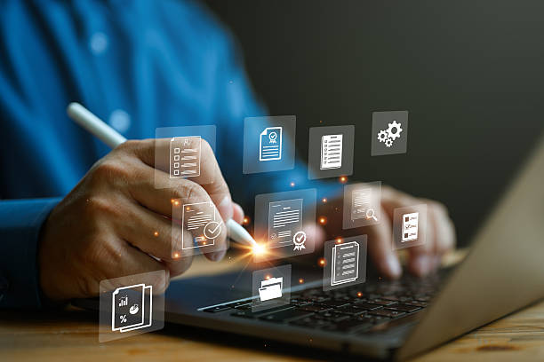 istock Audit business concept. Compliance with internal organization financial services regulation, financial examination for business and financial management system. 2251776447