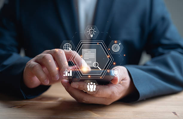 istock Business global internet connection application technology and digital marketing, Financial and banking, Digital link tech, big data. data management. 2251776461