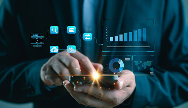 istock Businessman or Analyst working with Business Analytics and Data Management System on virtual screen, make a report with KPI and metrics. Corporate strategy for finance, operations, sales, marketing. 2251776660