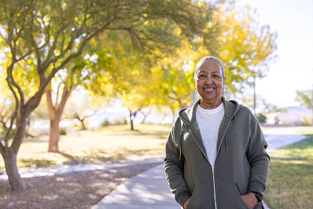istock Senior Woman at Park 2251782783