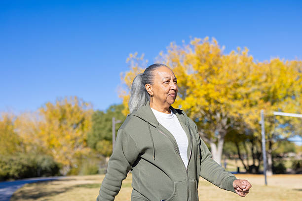 istock Senior Woman at Park 2251782815