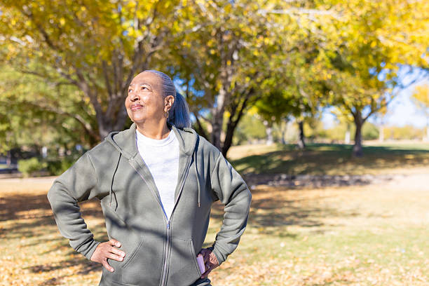 istock Senior Woman at Park 2251782829