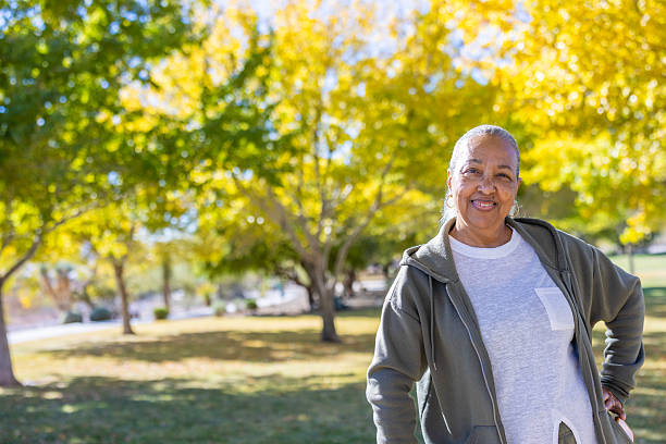 istock Senior Woman at Park 2251782842