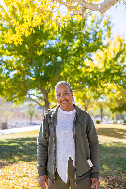 istock Senior Woman at Park 2251782847