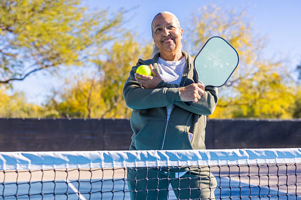 istock A Senior Woman Playing Pickleball 2251782857