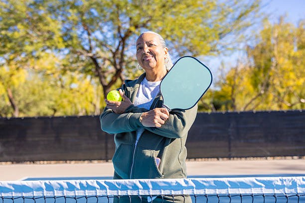 istock A Senior Woman Playing Pickleball 2251782859