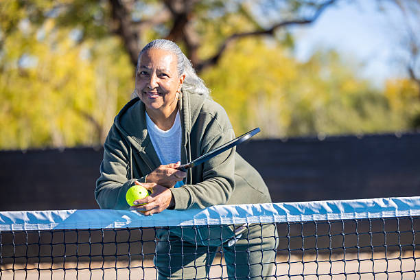 istock A Senior Woman Playing Pickleball 2251782885