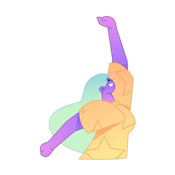 istock Half-body portrait of a character showcasing a professional image – vector flat gradient illustration. 2251793978