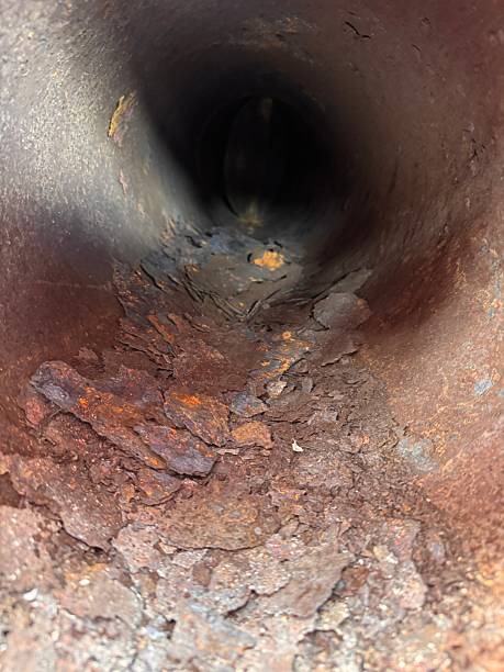 istock Very rusty and damaged pipeline 2251811349