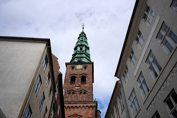 Famous Nikolaj Kunsthal tower Copenhagen, Denmark