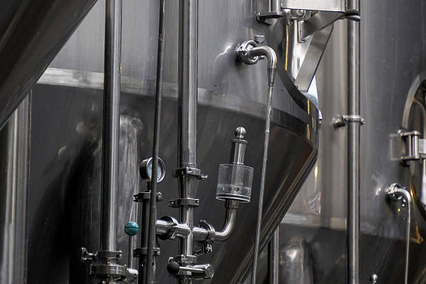 istock modern beer brewery machines detail close up 2251817835