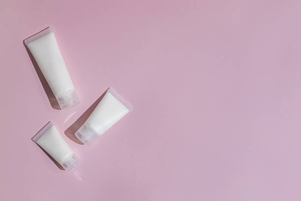 istock Minimalist skincare mockup with blank cosmetic 2251819562