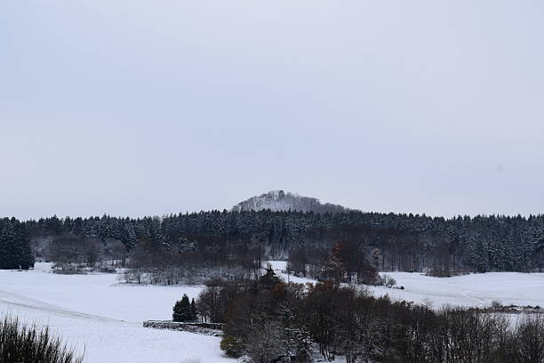istock Hohe Acht, mountain in the Eifel during winter 2251819759