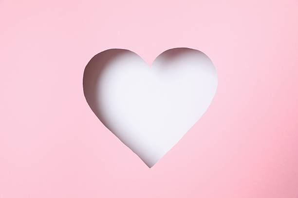 istock Beautiful heart on a pink background 2251822054