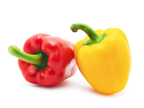 istock Fresh peppers isolated on white background 2251822085