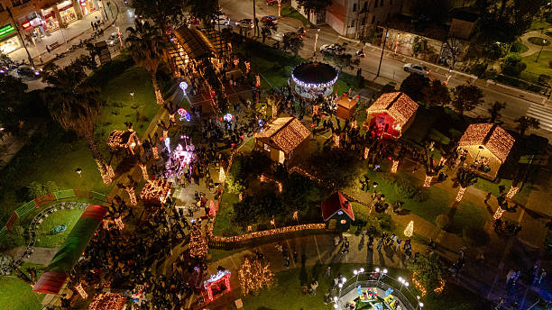 istock Christmas village in Mytilene 2251822735