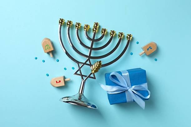 istock Happy Hanukkah greeting card design 2251823666