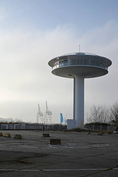 istock Mushroom like tower at the Hamburg Hafencity. 2251823885