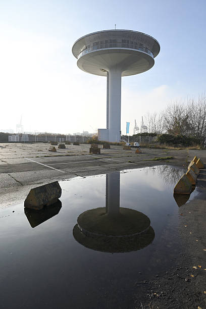 istock Mushroom like tower at the Hamburg Hafencity. 2251823948