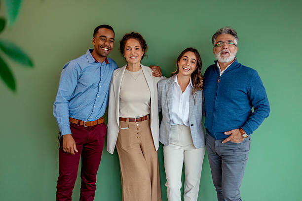 istock Diverse Business Team Standing Together and Smiling 2251824316