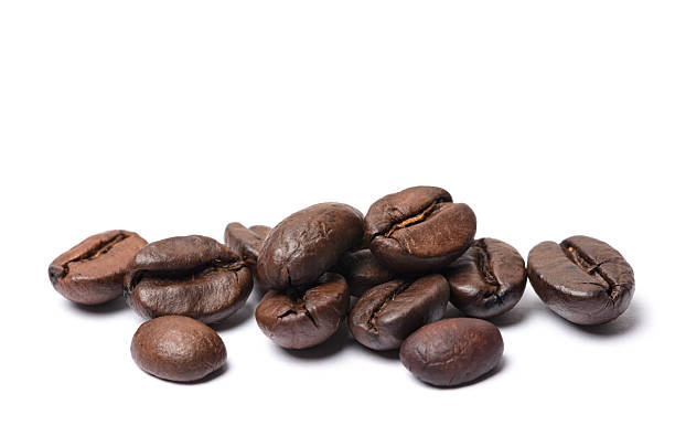 istock Heap of roasted coffee beans isolated on white background 2251825048