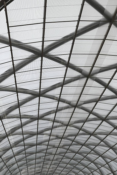 istock Subway station steel net and glass windows. 2251825078