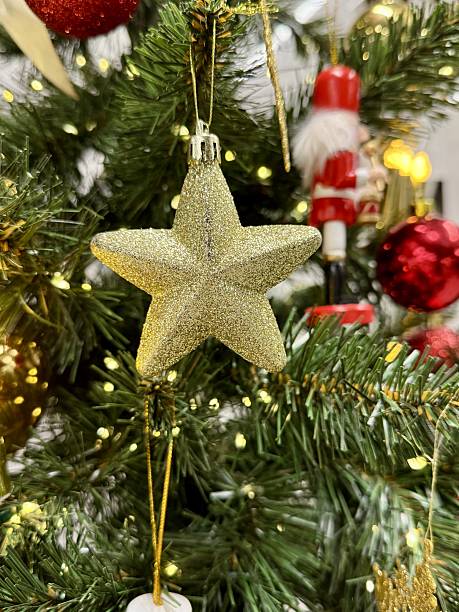 istock Holiday Tree At Transit Hub, Seasonal Display With Illuminated Christmas Tree, Christmas Themed Ornamentation With Sparkling Lights And Reflective Surfaces In Transit Environment 2251831062