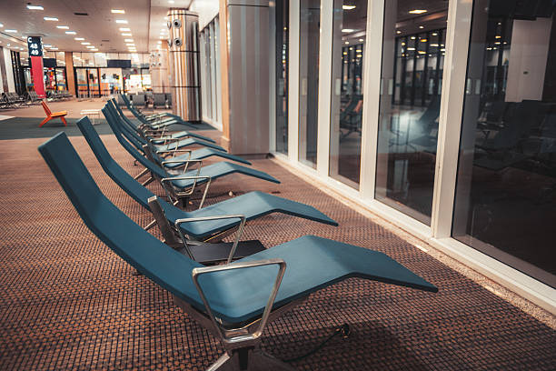 istock Empty airport lounge seats 2251837612