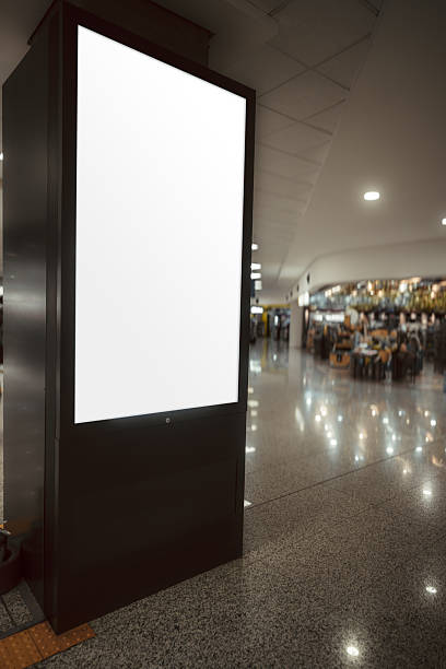 istock Indoor advertising lightbox mockup 2251837666