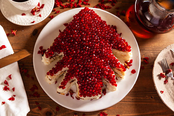 Rosh Hashana dinner in Israel at an Israeli Jewish family home.