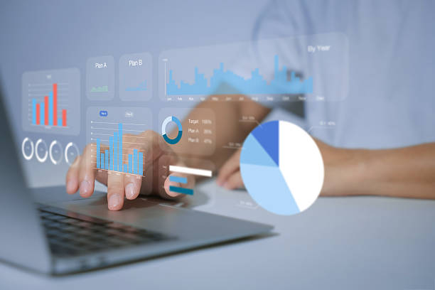 istock Business data dashboard provide business intelligence analytic for marketing strategy planning snugly with big data set to analyze customer demands and foreseeing business future 2251842551