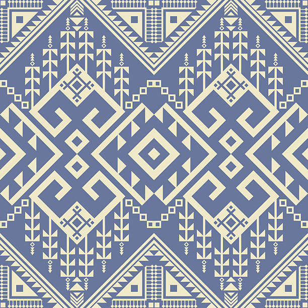 Geometric ethnic pattern. Geometric ethnic pattern, Navajo, Native American tribal fabric design for clothing, textile, wrapping, background, wallpaper, carpet, embroidery, print, vector, illustration design