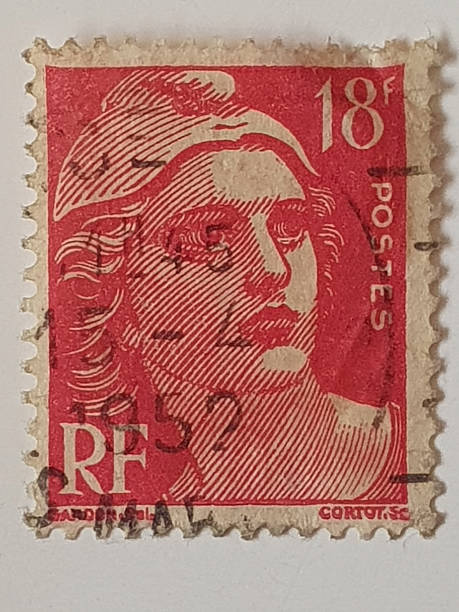istock France 18f Marianne Stamp by Gandon, 1951, Cancelled 2251848403