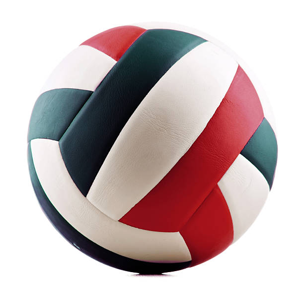 istock Leather volleyball isolated on a white background 2251852429