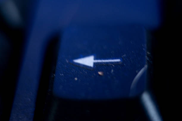 Macro photography of keyboard keys
