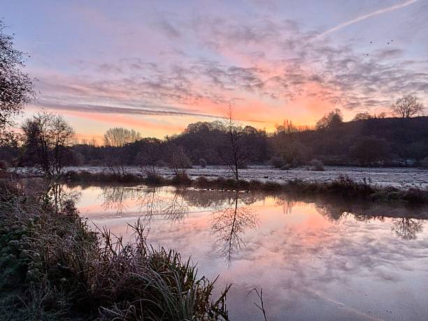 istock A colourful sunrise along the River Wey in Godalming, UK. 2251862359