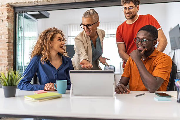 istock Diverse business team collaborating during an office meeting 2251875294