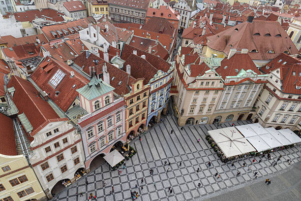 istock Elevated view of Old Town Square in Prague 2251875315