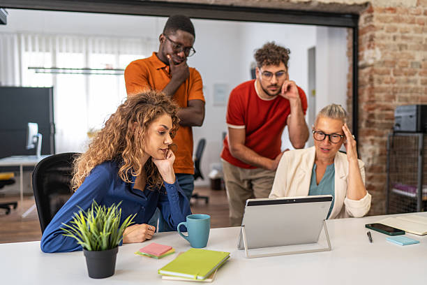 istock Diverse business team collaborating during office meeting 2251875438