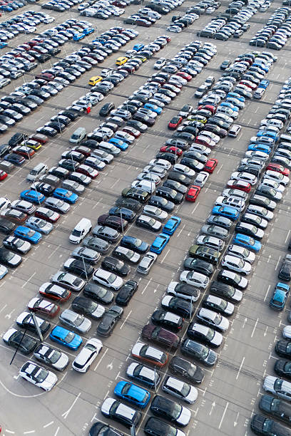 istock Storage facility for new cars 2251875443
