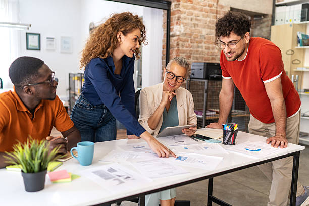 istock Diverse business team collaborating during office meeting 2251875470