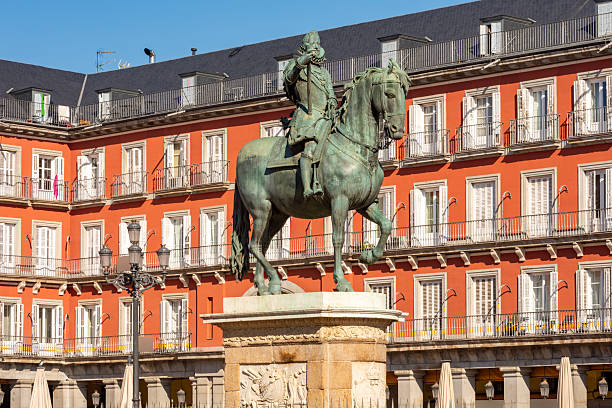istock King Philip III statue on Plaza Mayor (Main square) in Madrid, Spain 2251876306